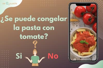 ¿Se puede congelar la pasta con tomate?