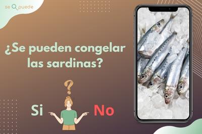 ¿Se pueden congelar las sardinas