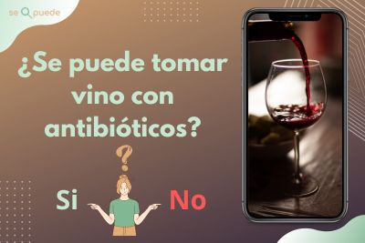¿Se puede tomar vino con antibióticos?